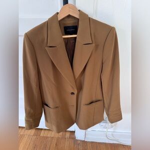 Banana Republic Women's Tan Single-Button Blazer